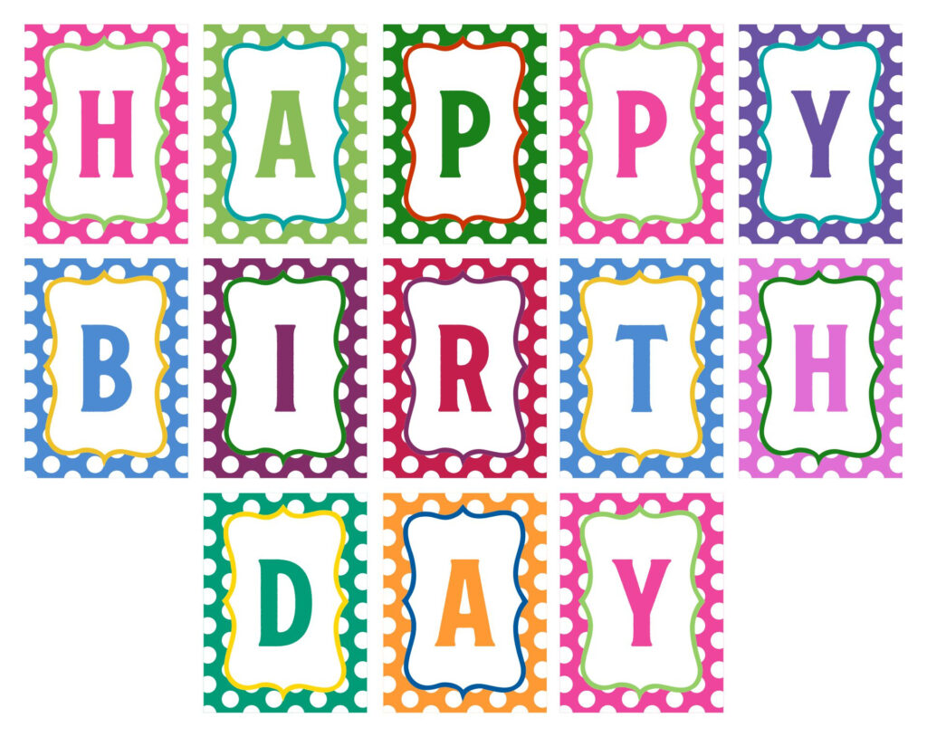 Happy Birthday Printable Letters Printable Party Favors Within Free Happy Birthday Printable Letters Happy Birthday Printable Letters Printable Party Favors Within Free Happy Birthday Printable Letters