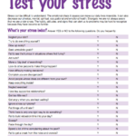 Health & Wellness Theme For July 2017: Stress Test – Creative With Free Printable Stress Test