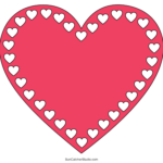 Heart Patterns (Free Printable Valentines Day Clip Art) – Free With Free Printable Valentine Heart Patterns