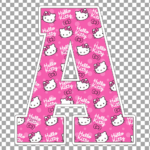 Hello Kitty Alphabet Letters Png   Mr Alphabets Within Free Printable Hello Kitty Alphabet Letters