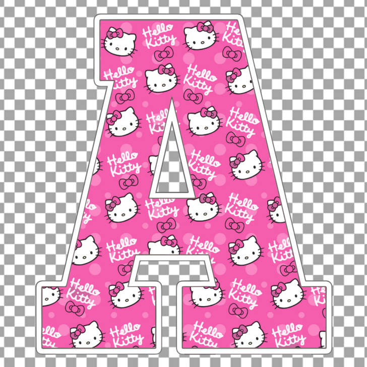 Free Printable Hello Kitty Alphabet Letters