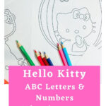 Hello Kitty Colouring Pages (Letters & Numbers) ⋆ Extraordinary Chaos Intended For Free Printable Hello Kitty Alphabet Letters