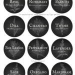 Herb Garden Vintage Labels In Free Printable Vintage Labels