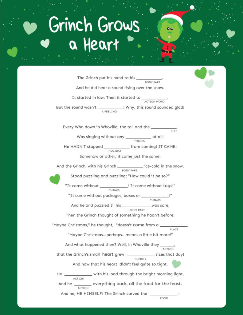 Hilarious Christmas Mad Libs {Free Printable} Play Party Plan In Christmas Mad Libs Printable Free Hilarious Christmas Mad Libs {Free Printable} Play Party Plan In Christmas Mad Libs Printable Free