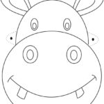 Hippo Mask Printable Coloring Page For Kids Throughout Free Printable Hippo Mask