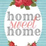 Home Sweet Home” Free Printables » Kami Watson Inside Home Sweet Home Free Printable