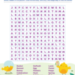 Hop Into Easter Fun With Printable Easter Word Search Regarding Free Printable Easter Puzzles For Adults