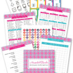 Household Binder Printables {110+ Pages}   Sarah Titus Pertaining To Free Printable Household Binder