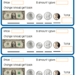 How Much Change? Money Math Worksheets For Elementary Students Throughout Free Printable Making Change Worksheets