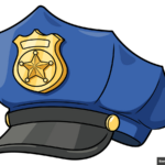 How To Draw A Police Hat   Really Easy Drawing Tutorial Throughout Free Printable Police Hat