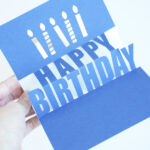 How To Make Easy Cricut Pop Up Card Templates For Free Throughout Free Printable Birthday Pop Up Card Templates