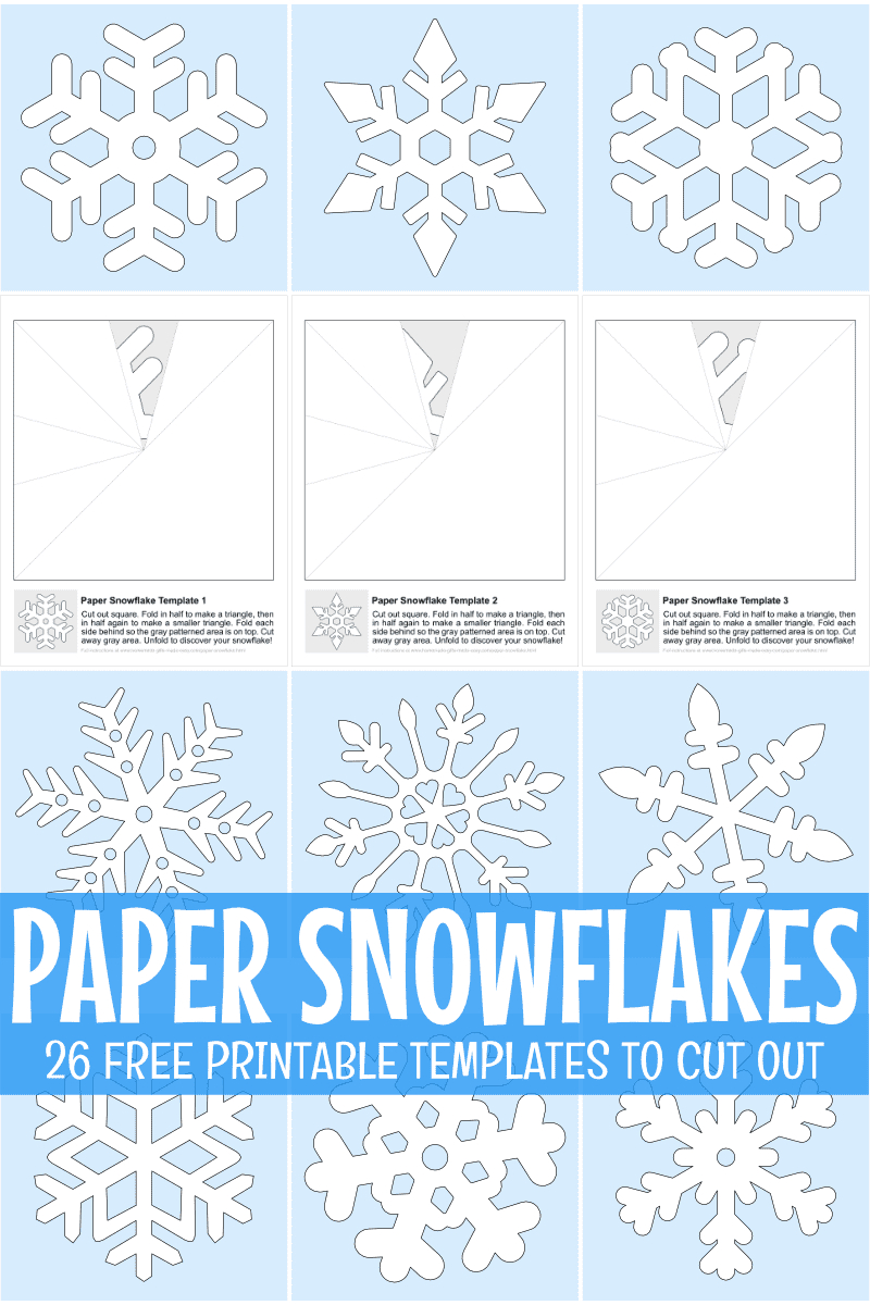How To Make Paper Snowflakes + Free Printable Patterns pertaining to Free Printable Snowflake Patterns