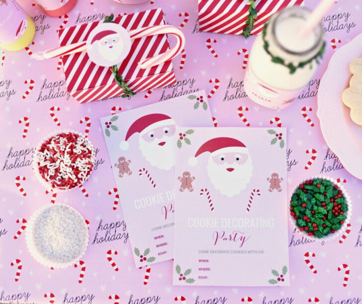 Free Printable Cookie Decorating Invitations