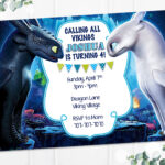 How To Train Your Dragon Invitation, Nightfury & Lightfury, Birthday  Invitation Intended For How To Train Your Dragon Birthday Invitations Printable Free How To Train Your Dragon Invitation, Nightfury & Lightfury, Birthday  Invitation Intended For How To Train Your Dragon Birthday Invitations Printable Free
