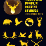 Hunting Pumpkin Carving Pattern | Jack O Lantern Stencils For With Regard To Free Printable Deer Pumpkin Stencils
