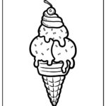 Ice Cream Coloring Pages (100% Free Printables) With Regard To Ice Cream Color Pages Printable Free