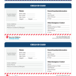 Id Card Template Photo   Fill Online, Printable, Fillable, Blank In Free Printable Child Identification Card