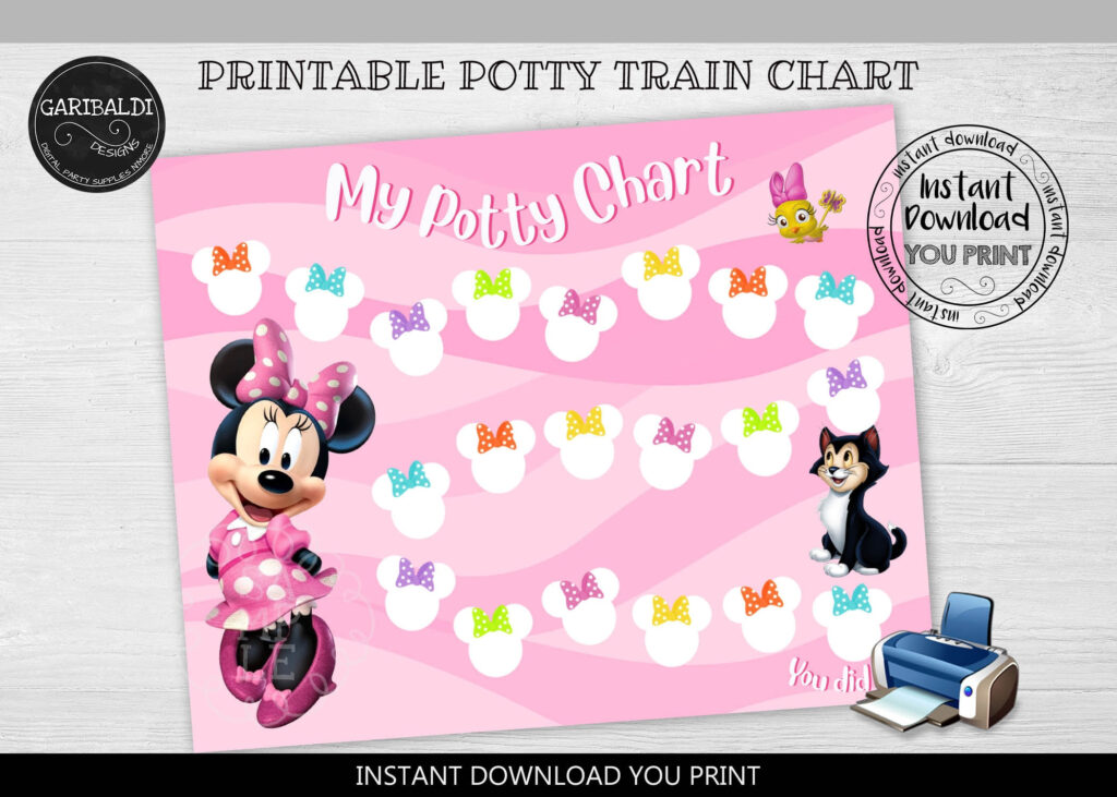 Instant Download Reward Chart Printable Chart Minnie Chart Potty Intended For Free Printable Minnie Mouse Potty Training Chart Instant Download Reward Chart Printable Chart Minnie Chart Potty Intended For Free Printable Minnie Mouse Potty Training Chart