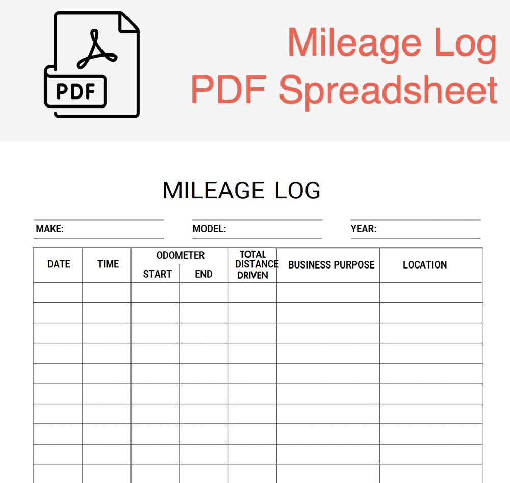 Irs Printable Mileage Log Templates – Free Excel & Pdf & Google Pertaining To Free Printable Mileage Log Irs Printable Mileage Log Templates – Free Excel & Pdf & Google Pertaining To Free Printable Mileage Log
