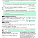Irs W 9 In Free Printable W 9 Form