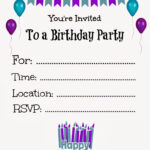Its A Princess Thing: Free Printable Birthday Invitations For Kids Regarding Free Printable Birthday Invitations For Kids