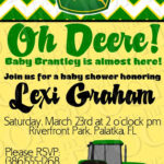 John Deere Baby Invitations | John Deere Baby Shower Invitation With Regard To Free Printable John Deere Baby Shower Invitations