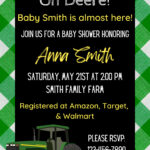 John Deere Baby Shower Regarding Free Printable John Deere Baby Shower Invitations