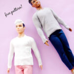 Ken Barbie Doll Shirt Pattern {Free!}   See Kate Sew With Ken Clothes Patterns Free Printable