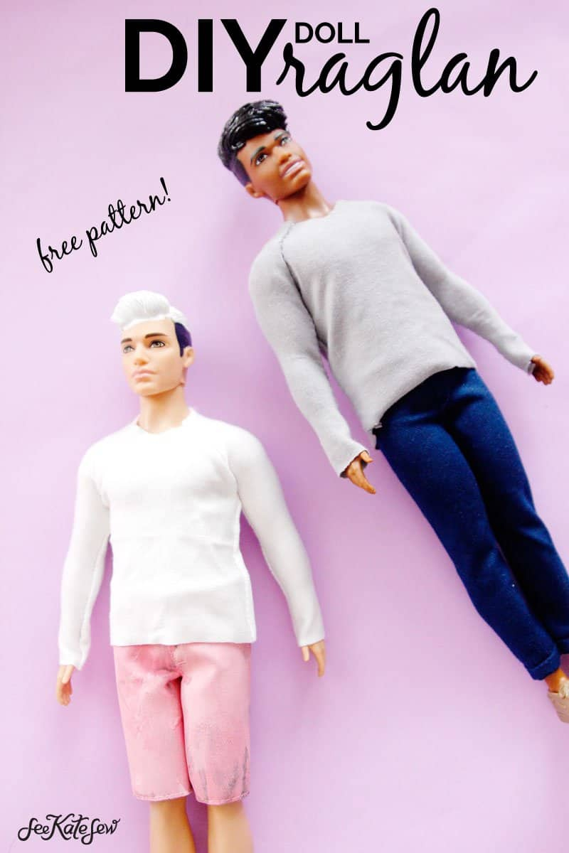 Ken Barbie Doll Shirt Pattern {Free!} - See Kate Sew with Ken Clothes Patterns Free Printable