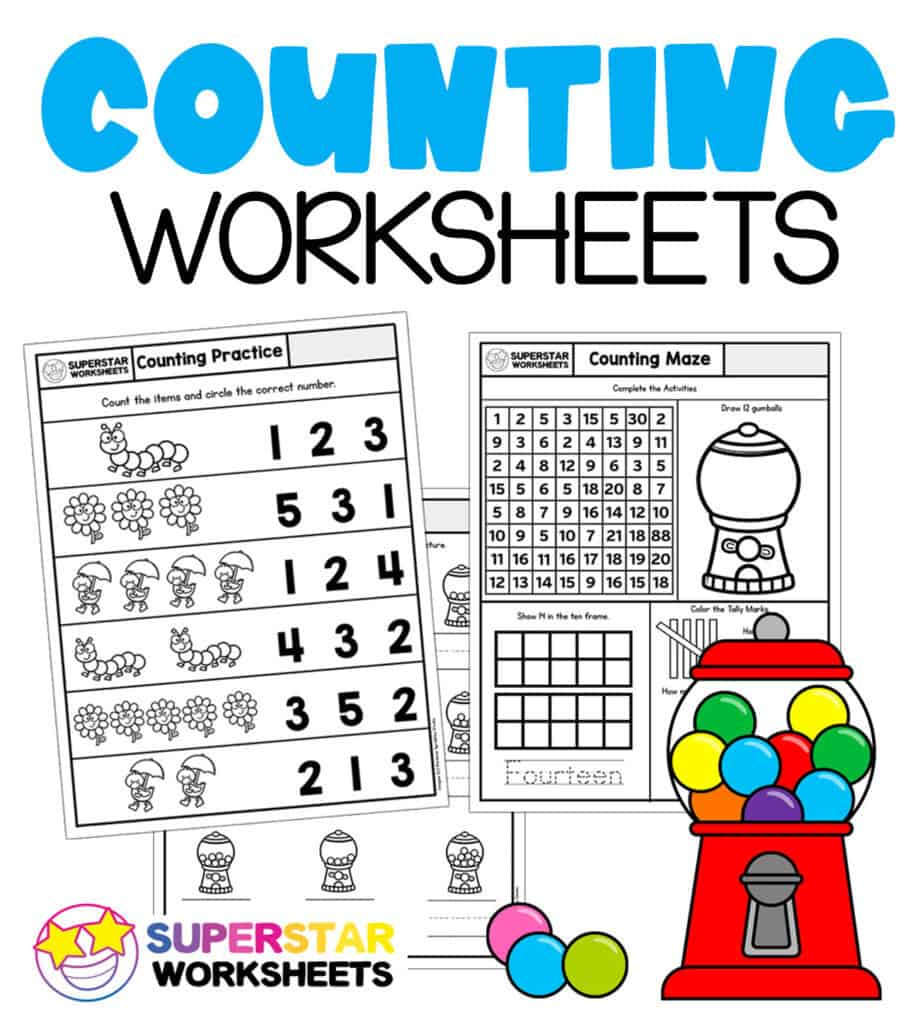 Kindergarten Math Worksheets - Superstar Worksheets with regard to Free Printable Kindergarten Math Activities