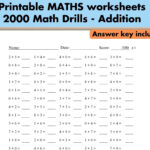 Kumon Printable   Etsy Uk Regarding Homeschooling Paradise Free Printable Math Worksheets Third Grade