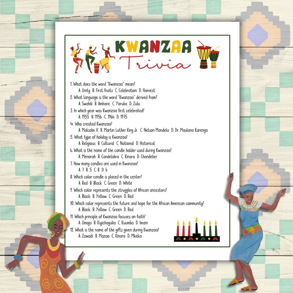 Kwanzaa Trivia Game, Kwanzaa Printable Trivia Questions, Kwanzaa Regarding Kwanzaa Trivia Free Printable Kwanzaa Trivia Game, Kwanzaa Printable Trivia Questions, Kwanzaa Regarding Kwanzaa Trivia Free Printable