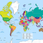 Labeled World Map | Labeled Maps Intended For Free Printable World Map With Countries Labeled