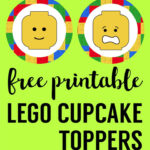 Lego Cupcake Toppers Printable   Paper Trail Design With Regard To Free Printable Lego Cupcake Toppers