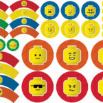 Lego Party Free Printable Cupcake Wrappers And Toppers.   Oh My Intended For Free Printable Lego Cupcake Toppers