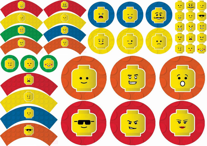 Free Printable Lego Cupcake Toppers