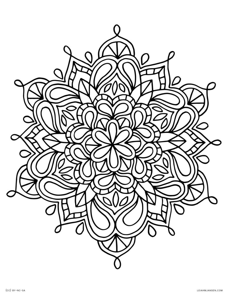 Leiah M Jansen Inside Free Printable Mandala Patterns Leiah M Jansen Inside Free Printable Mandala Patterns