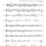 Let It Go – Frozen – Simple Violin Arrangement – Sophie Sauveterre Inside Let It Go Violin Sheet Music Free Printable