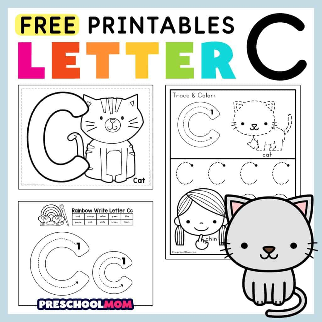 Letter C Preschool Printables - Preschool Mom pertaining to Free Printable Preschool Worksheets Letter C