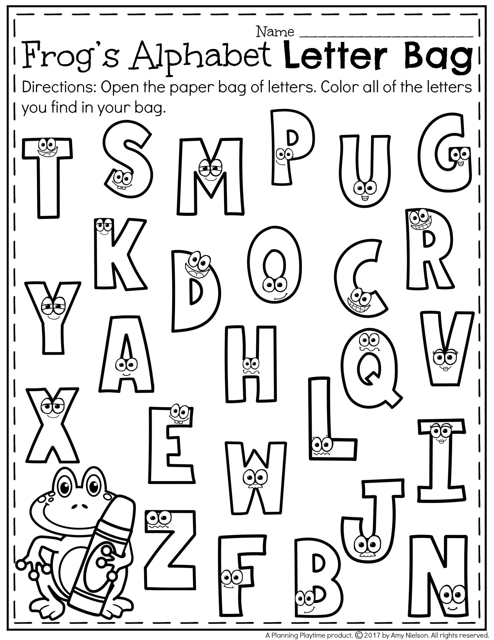 Letter Recognition Worksheets - Planning Playtime throughout Free Printable Letter Recognition Worksheets