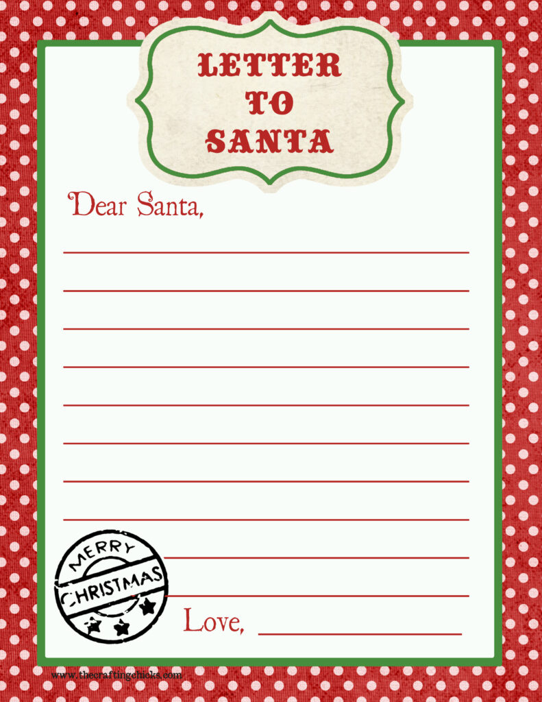 Letter To Santa Free Printable Download Within Free Printable Dear Santa Stationary Letter To Santa Free Printable Download Within Free Printable Dear Santa Stationary