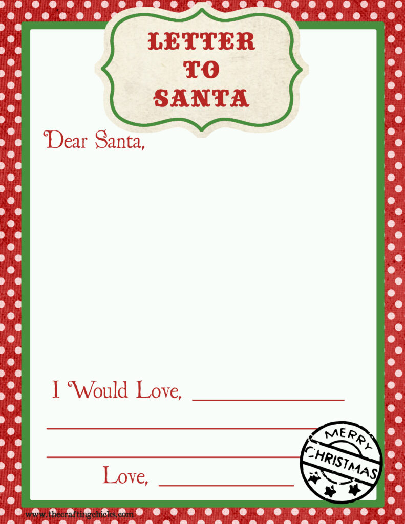 Letter To Santa Free Printable Download Within Free Printable Santa Letter Paper Letter To Santa Free Printable Download Within Free Printable Santa Letter Paper
