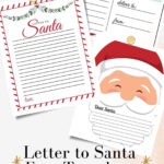 Letter To Santa Template   Free Printable Dear Santa Letters In Letter To Santa Template Free Printable
