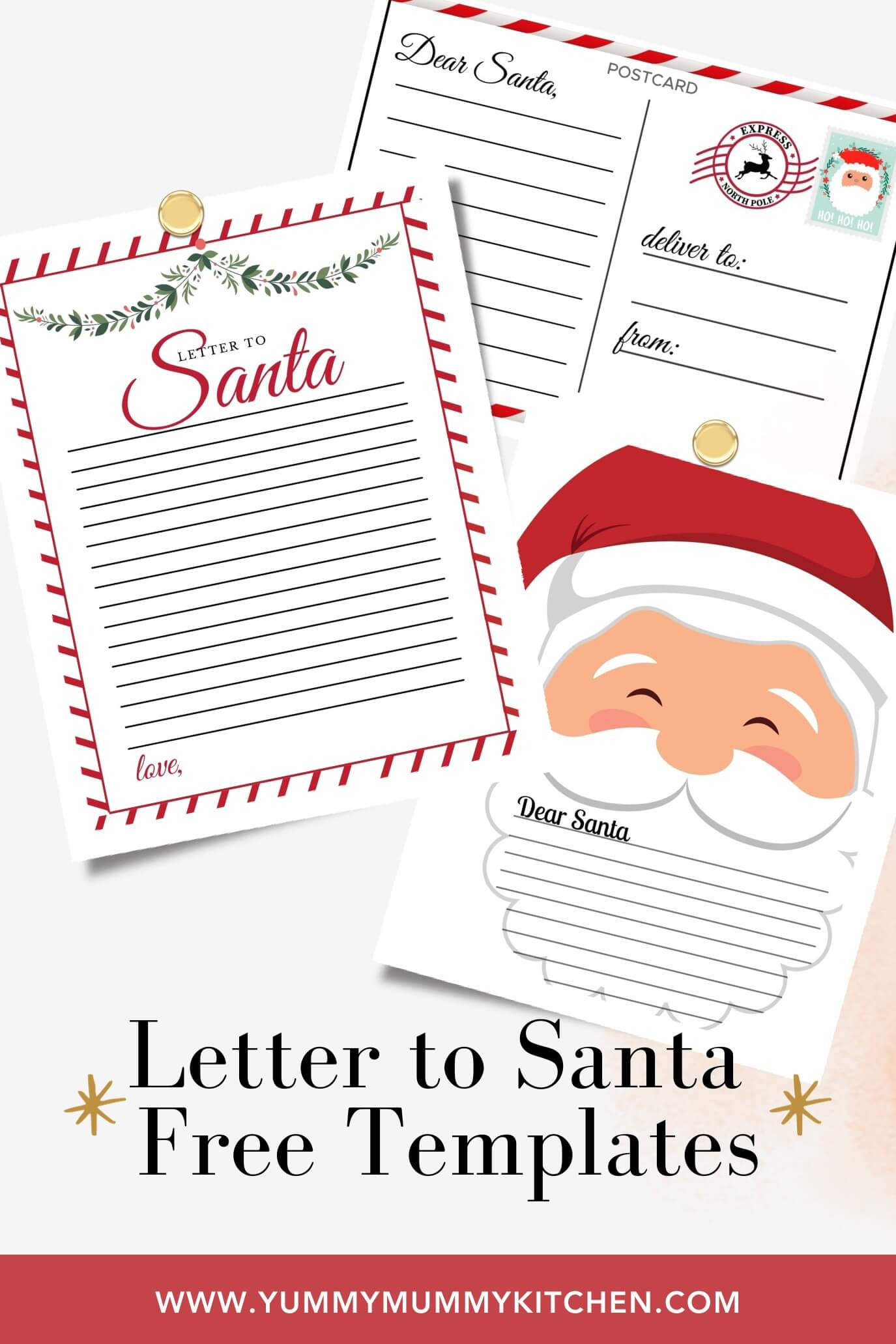Letter To Santa Template - Free Printable Dear Santa Letters in Letter To Santa Template Free Printable
