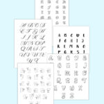 Letters Of The Alphabet Printable Unique Fonts Inside Free Printable Fonts