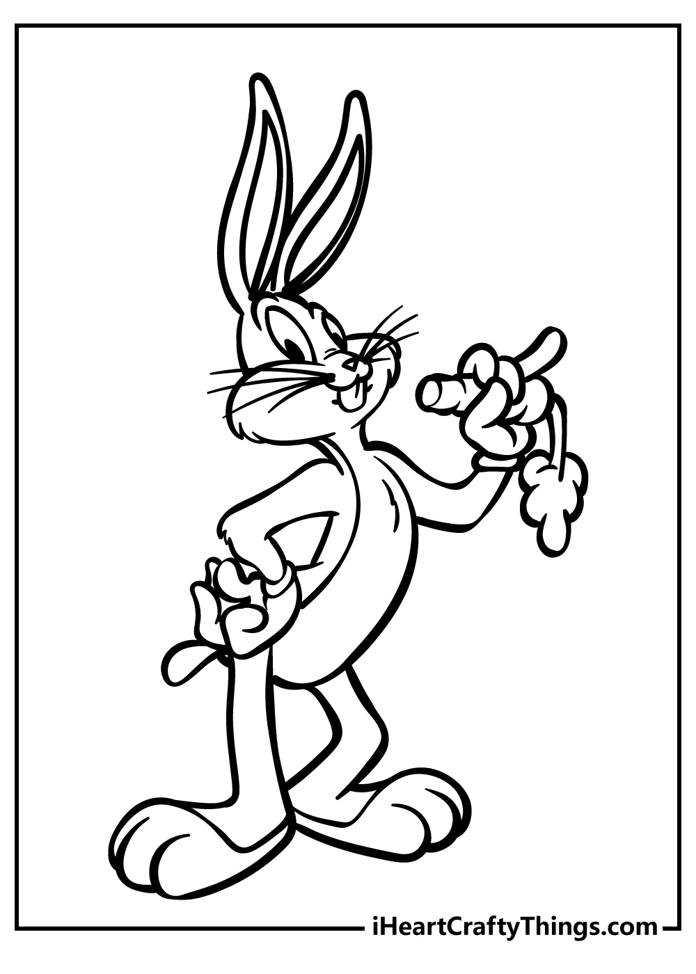 Looney Tunes Coloring Pages (100% Free Printables) with regard to Free Printable Bugs Bunny Coloring Pages