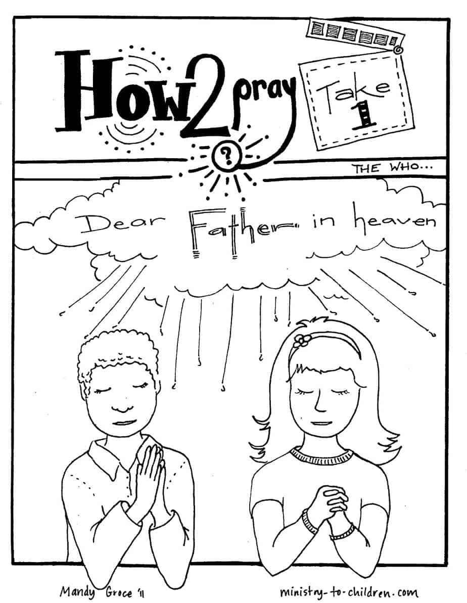 Lord&amp;#039;S Prayer Coloring Pages in Free Printable Lord&amp;#039;S Prayer Coloring Pages
