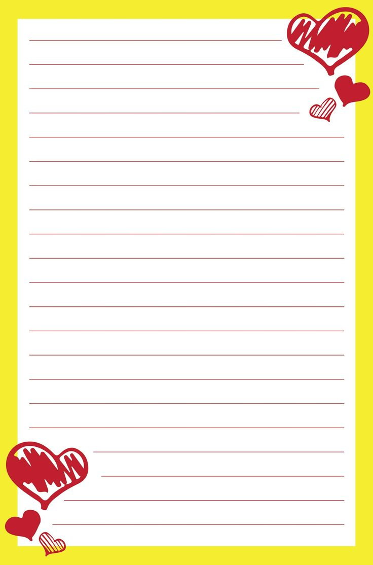 Love Letter Templates - 10 Free Pdf Printables | Printablee inside Free Printable Love Letter Paper