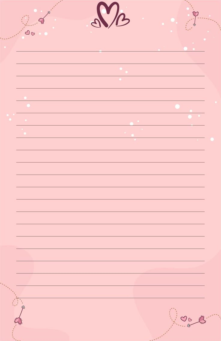 Love Letter Templates - 10 Free Pdf Printables | Printablee throughout Free Printable Love Letter Paper