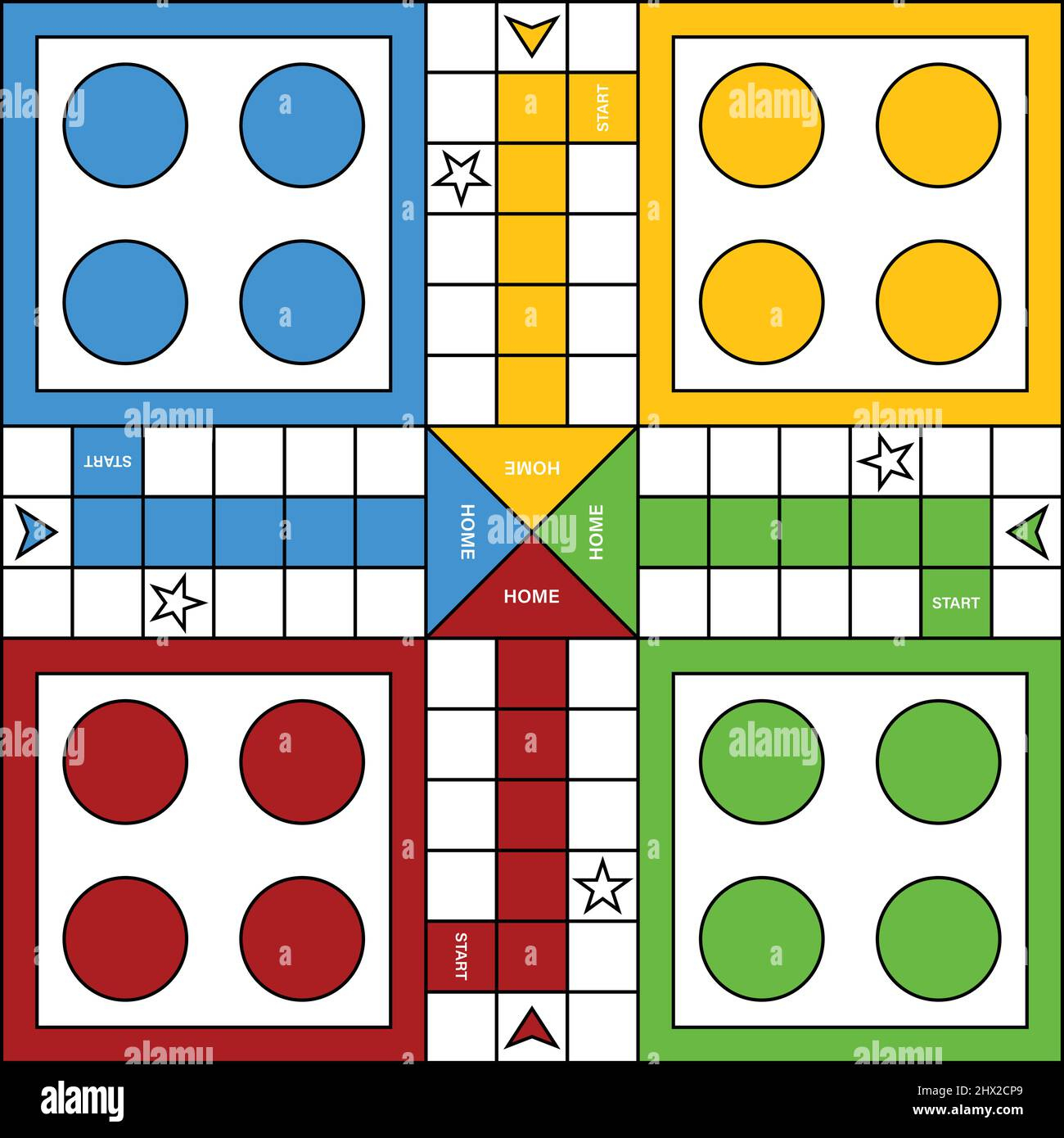 Ludo Printable Board Game Vector Image Stock Vector Image &amp;amp; Art within Free Printable Ludo Board